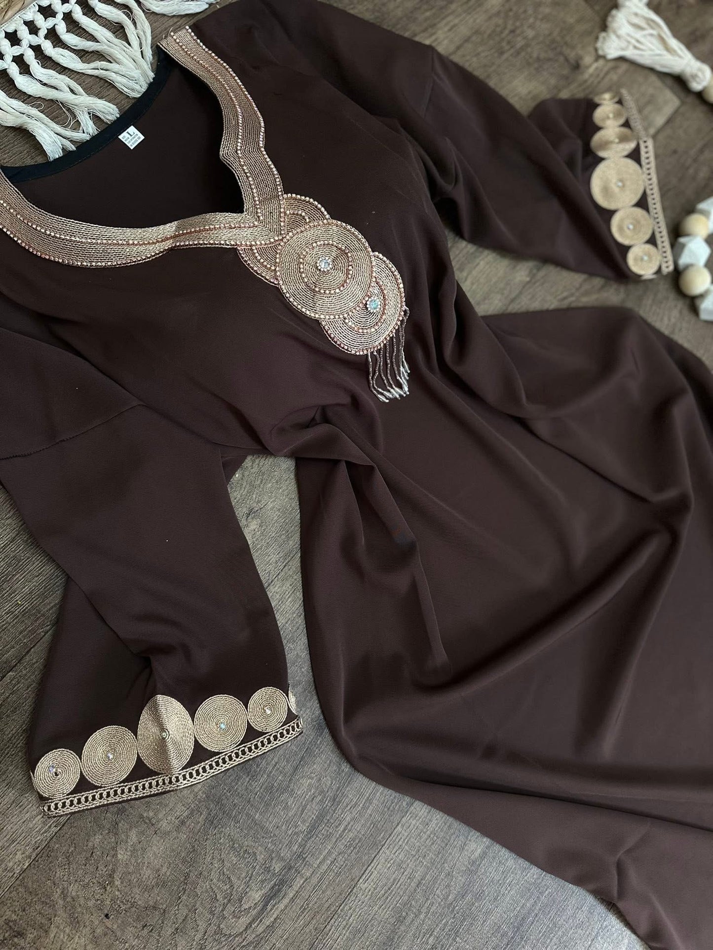 Soft Reception Dress – Premium Crepe Fabric