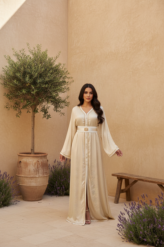Beige Kaftan
